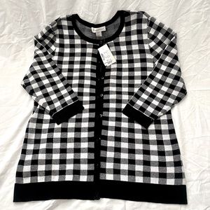 NEW Women’s Christopher & Banks 3/4 Sleeve Cardigan Size M